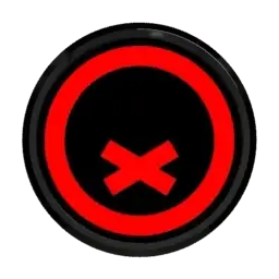 Red Ring — X Mark